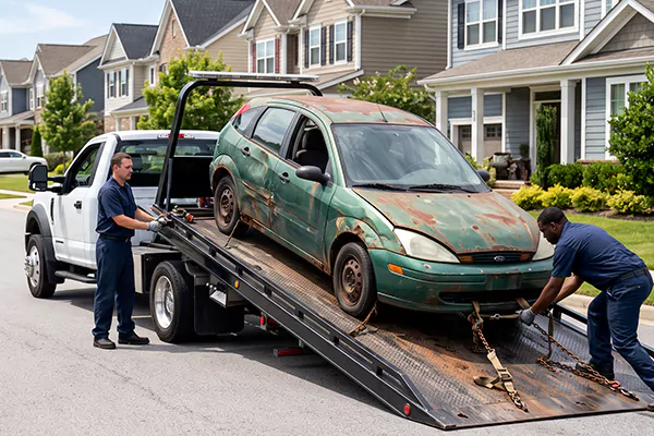 No Title Junk Car Removal in Fort Worth, TX