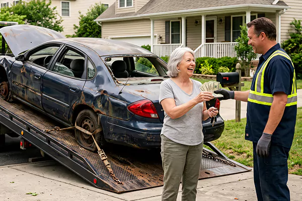 Scrap Car Pick Up in Fort Worth, TX