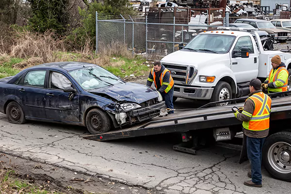 Wrecked Car Removal in Fort Worth, TX