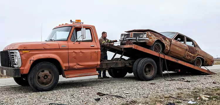Water Damage Junk Car Removal in Fort Worth