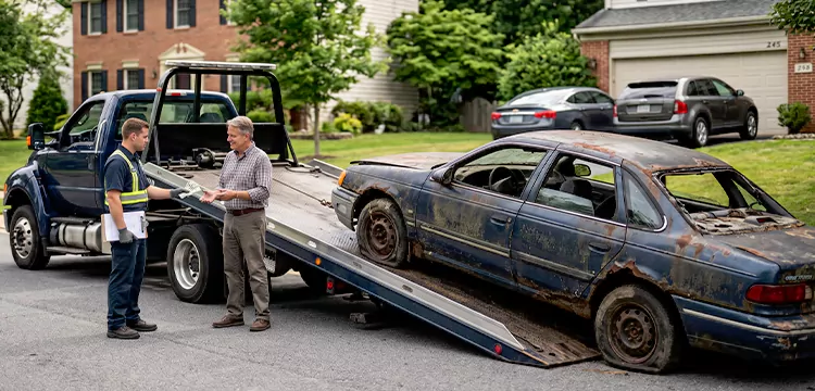 Old Junk Car Removal in Fort Worth